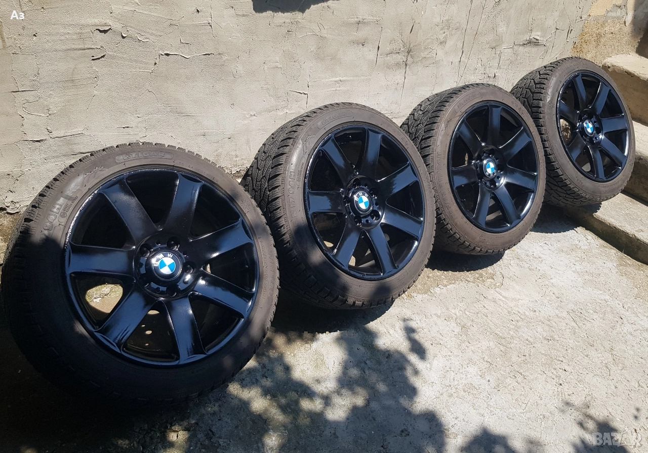 BMW 17" style 44 с зимни гуми 225/45/17 RIKEN dot2023, снимка 1