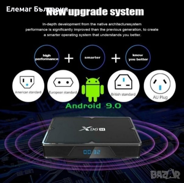 ПРОМОЦИЯ ТВ БОКС X 96H TV BOX на промо цена 6к, снимка 1