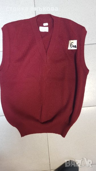 Продавам елек за риза, цвят бордо, снимка 1