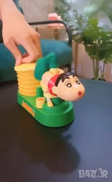   Забавна детска игра със зарчета и количка за надуване , снимка 1