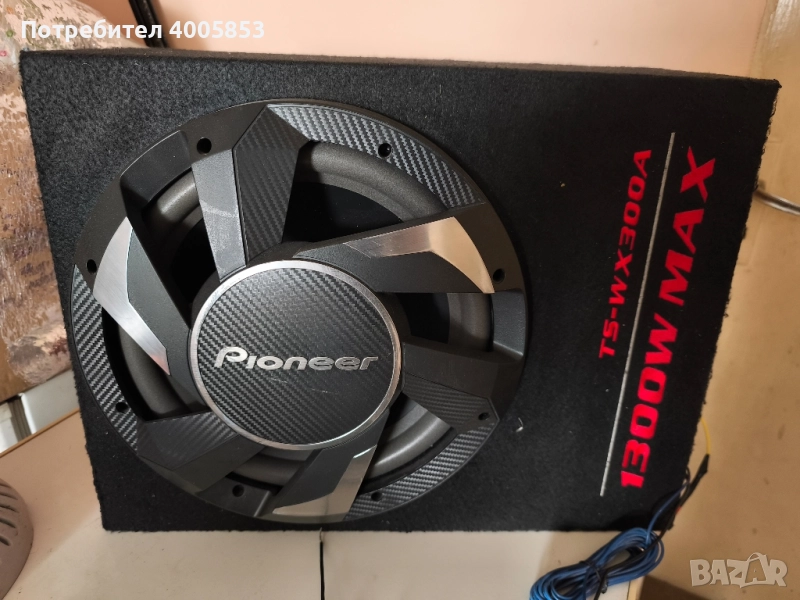 PIONEER TS-WX300A активна бас каса , снимка 1