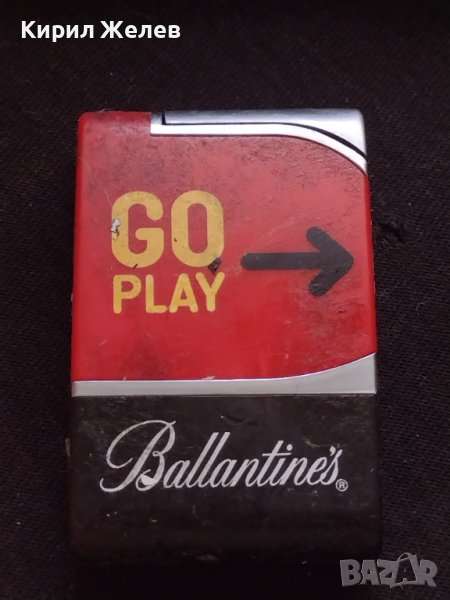 РЕТРО ЗАПАЛКА GO PLAY BALLANTINES СТАРА РЯДКА ЗА КОЛЕКЦИОНЕРИ 33928, снимка 1