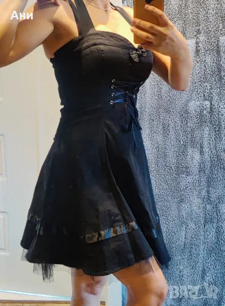 Черна къса рокля , снимка 1