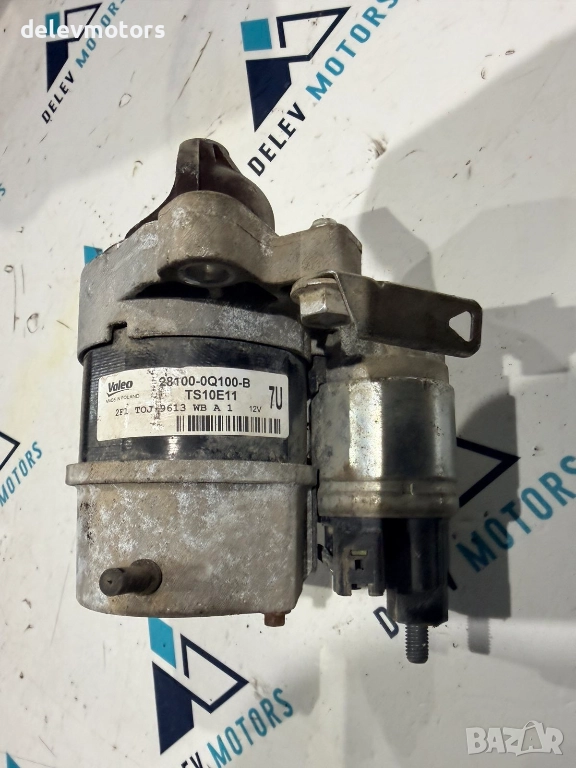 28100-0Q100-B стартер от Toyota Aygo 1.0 VVTI, двигател 1KR-FE, 2022, 72 кс., 5 ск., 27 000 km., снимка 1