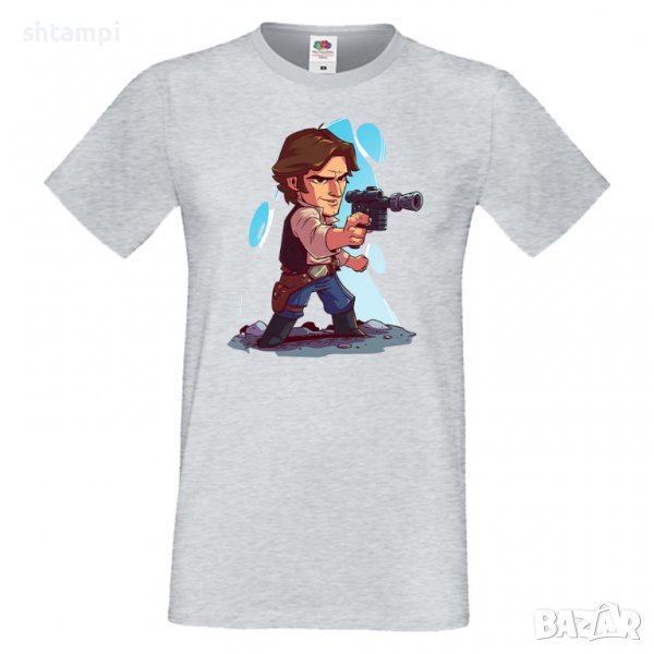 Мъжка тениска Star Wars Han Solo Star Wars Игра,Изненада,Подарък,Геймър, , снимка 1