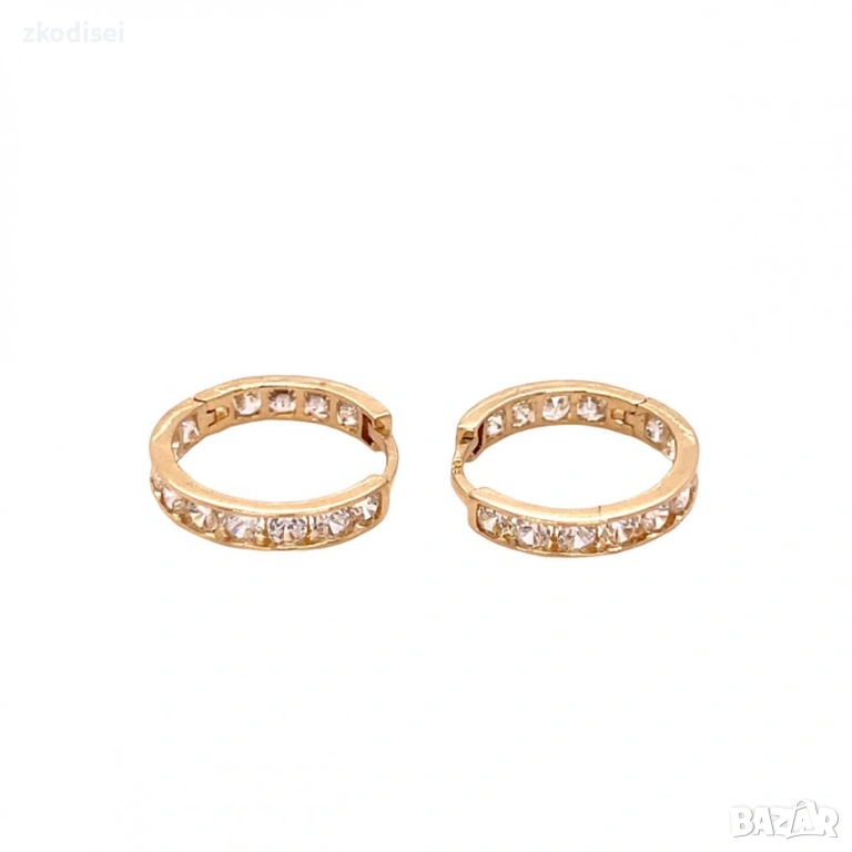 Златни обеци 1,95гр. 14кр. проба:585 модел:36358-3, снимка 1