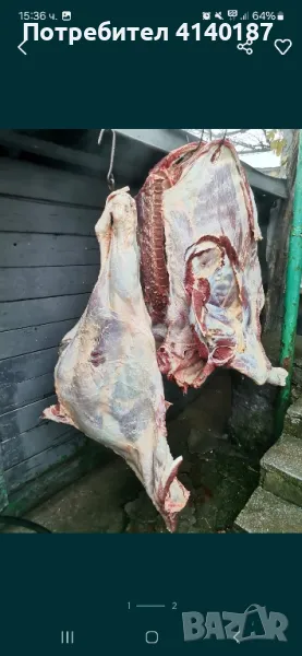 предлагам телешко месо от собствени животни, снимка 1