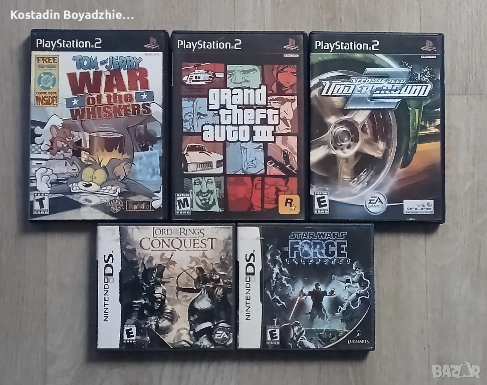 Игри за PS2-Nintendo DS, снимка 1