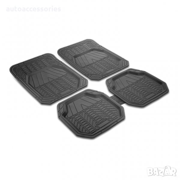 Стелки гумени за кола универсални черни Merkur 4броя, #1000053049, снимка 1