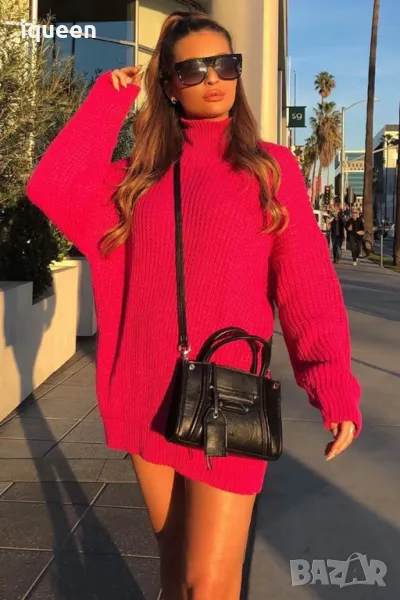 Туника в бонбонено розово, снимка 1