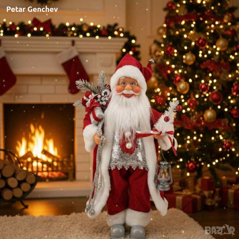Коледна фигура Дядо Коледа – създай празнично настроение у дома!, снимка 1