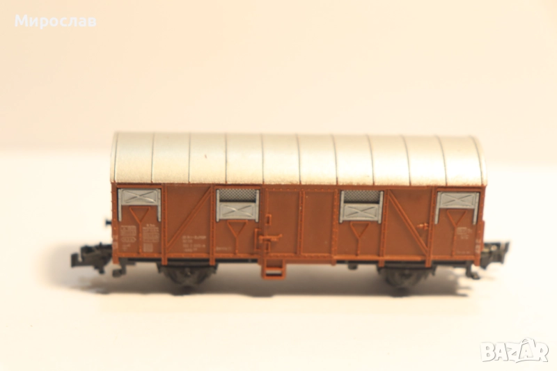 	TRIX ''N'' 1/160 ЛОКОМОТИВ ВАГОН ВЛАК ВЛАКЧЕ ЖП, снимка 1