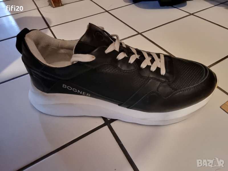 Мъжки кожени сникърси BOGNER, снимка 1