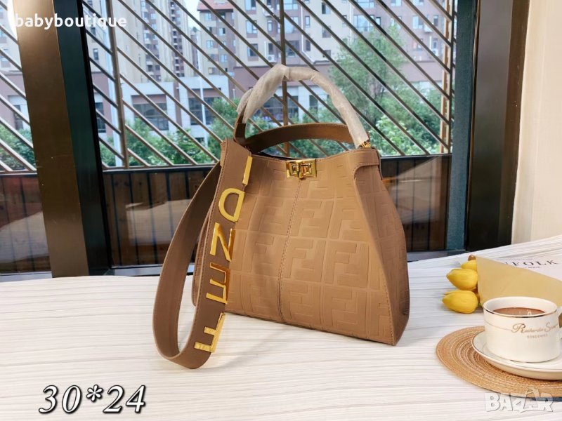 Fendi Peekaboo suede leather, снимка 1