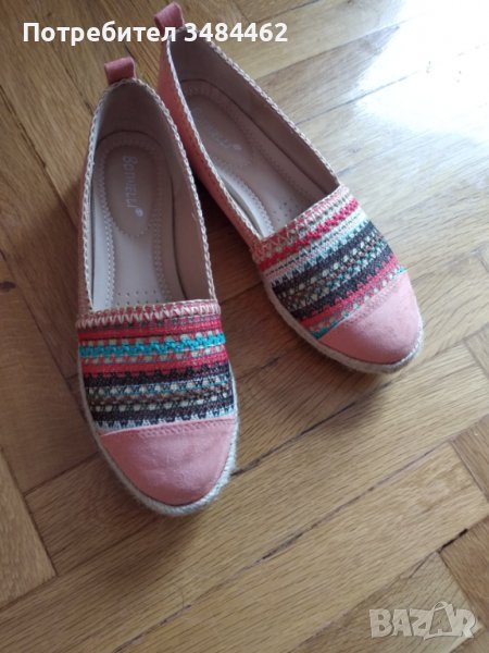 Дамски обувки еспадрили, цветни, 38 номер, снимка 1