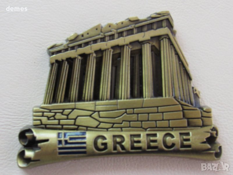Метален магнит от Атина, Гърция-серия-4, снимка 1