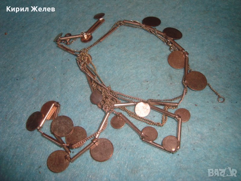 ВИНТИДЖ СТАР ЗЛАТИСТ НАКИТ ОГЪРЛИЦА УКРАШЕНИЕ 7708, снимка 1