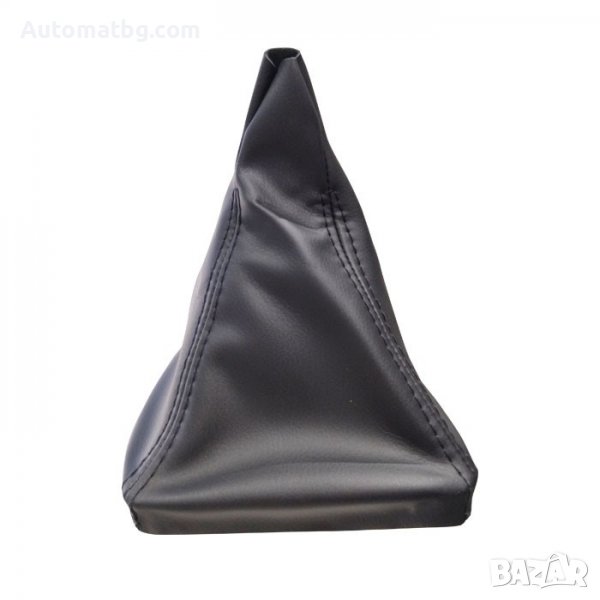 Кожен маншон за скоростен лост Automat, Маншон за BMW E46, Черен, снимка 1