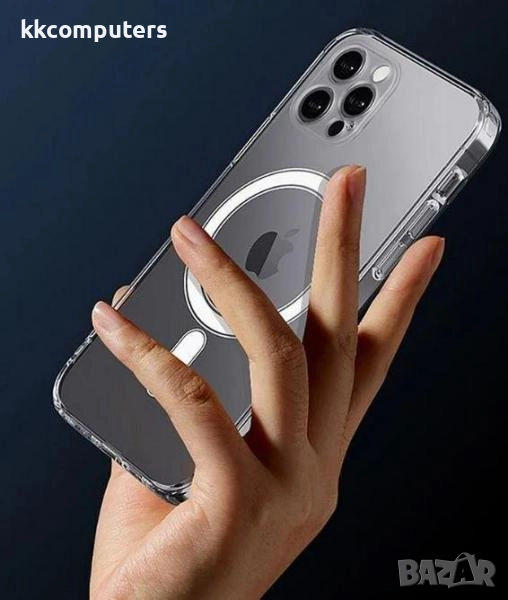 Калъф Акрилен Силикон Рамка MagSafe / Прозрачен / за iPhone 17 Air 6.5 Баркод : 3132669, снимка 1