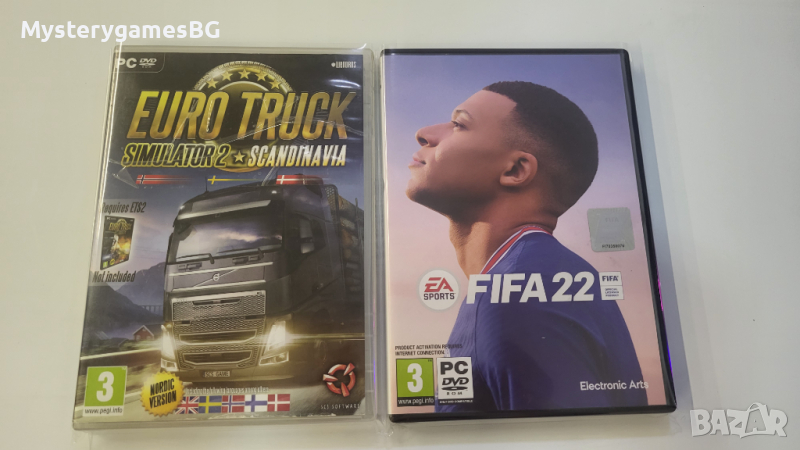 FIFA 22 и EURO TRUCK SIMULATOR 2 ЗА PC | DVD, снимка 1