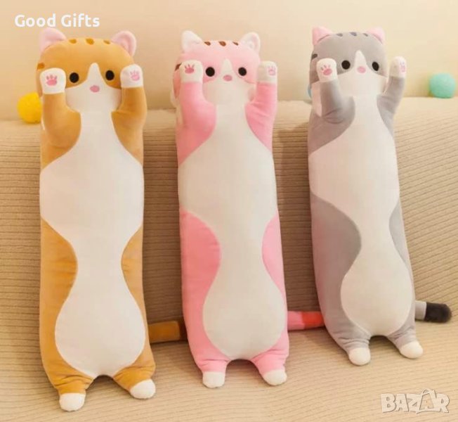 Голяма плюшена Котка Възглавница, снимка 1