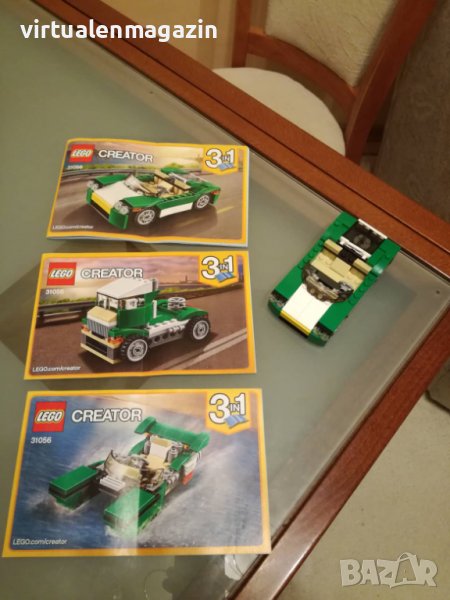 Конструктор Лего - модел LEGO Creator 3 в 1: 31056 - Green Cruiser, снимка 1