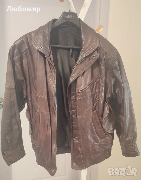 Продавам оригинално италианско яке от естествена кожа, снимка 1