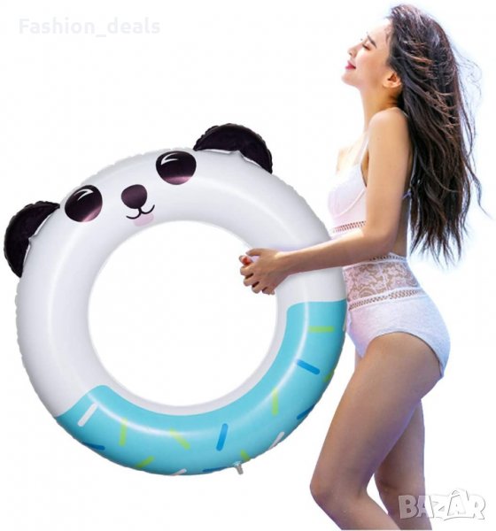 Нов Детски надуваем пояс Панда за над 4 години Син Играчка за басейни, снимка 1