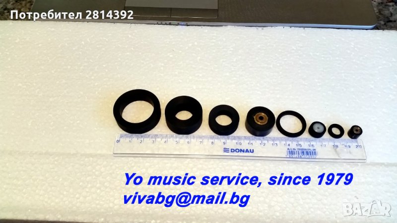 Нова Гума за ТОНРОЛКА за магнетофони REVOX A77 B77 A700 C270 C274 PR99 STUDER A67 B67 A807 A810, снимка 1
