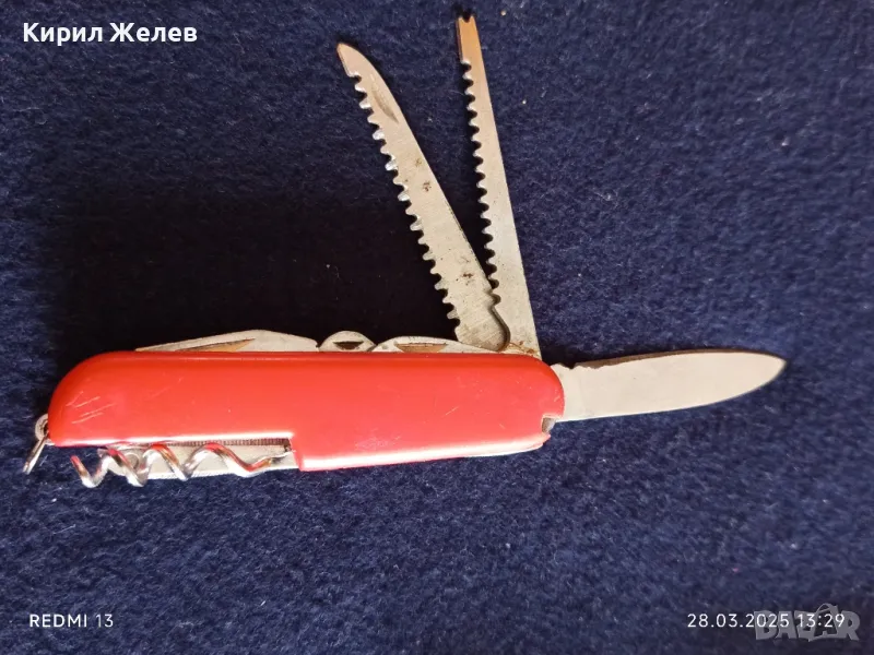Мултифункционално джобно ножче тип Швейцарско много функции за лов риболов 26819, снимка 1