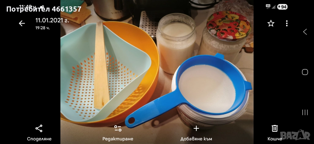 Кефирна гъба, снимка 1