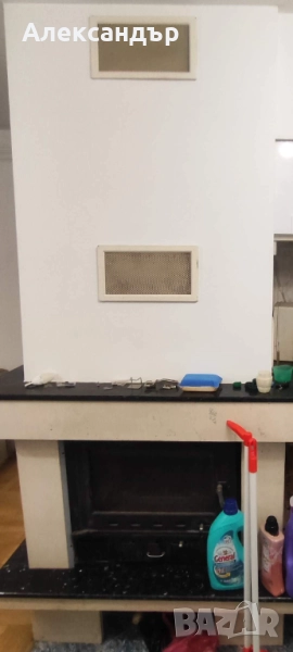 Чугунена камина на дърва с водна риза, снимка 1