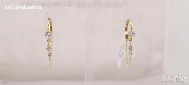 Нови Златни обеци-2,75гр/14кр, снимка 1