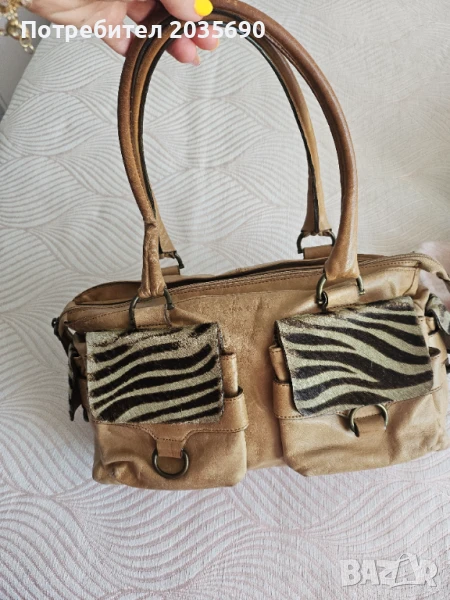Дамска чанта от естествена кожа , снимка 1