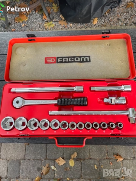 FACOM - Made in France - 1/2" ЧИСТО НОВА ПРОФЕСИОНАЛНА Гедория 10 - 32 mm / ORIGINAL FACOM FRANCE !!, снимка 1