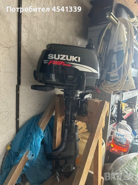 Suzuki 6 кс 4 тактов извънбордов двигател, снимка 1