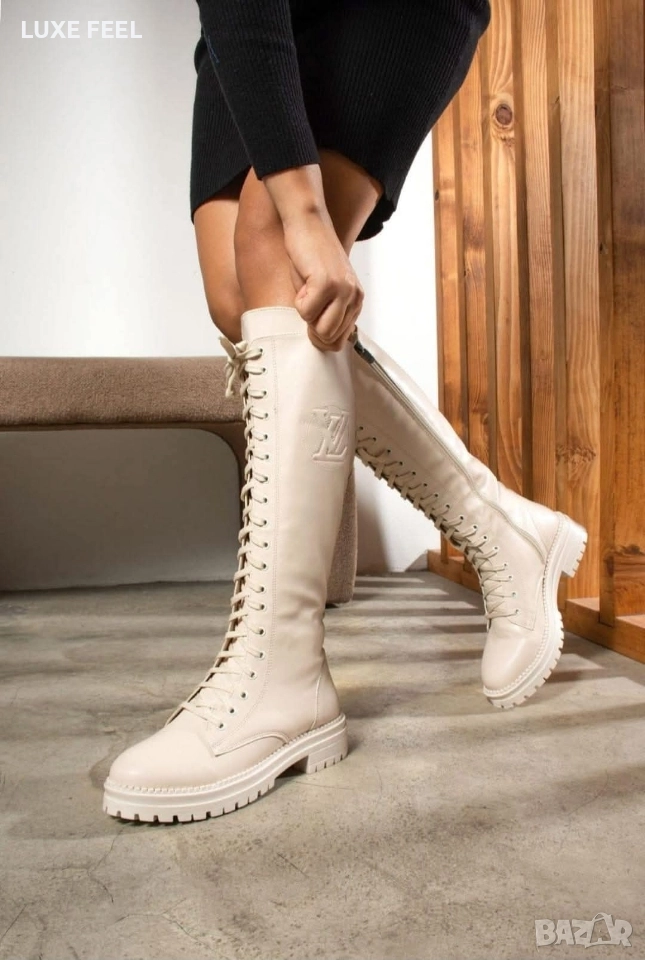 Дамски Ботуши 36,37н. ⚜️ Louis Vuitton , снимка 1