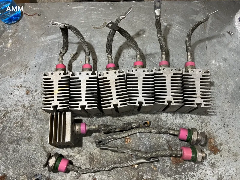 Диоди с алуминиев охладител 250 А., снимка 1