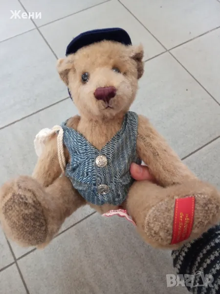Колекционерско  плюшено мече Teddy Family Heintje der Seemann Хайнтие Морякът, снимка 1