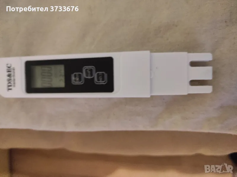 Тестер за проверка на чистотата на водат, снимка 1