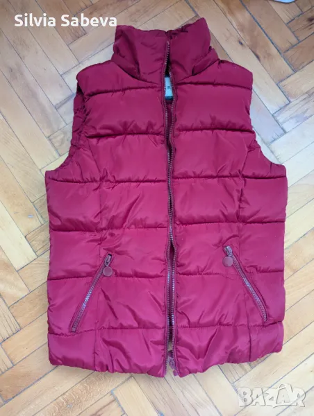 Детски елек винено червен М, снимка 1