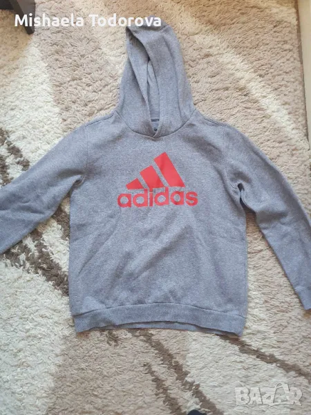  	Adidas hoody оригинален суитчър р. 152 - 11-12 години, снимка 1