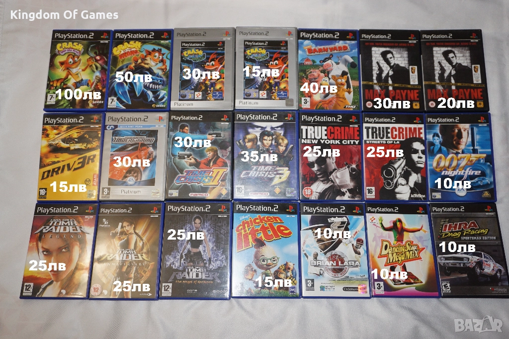 Игри за PS2 Crash Mutant/Barnyard/Max Payne/Time Crisis 2 3/Tomb Raider/True Crime NYC/IHRA DRAG , снимка 1