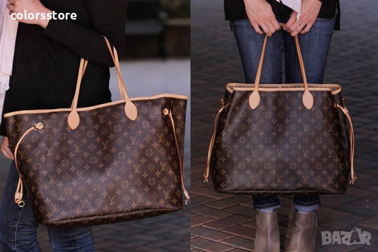 Луксозна чанта/реплика  Louis Vuitton Neverfull кодDS34, снимка 1