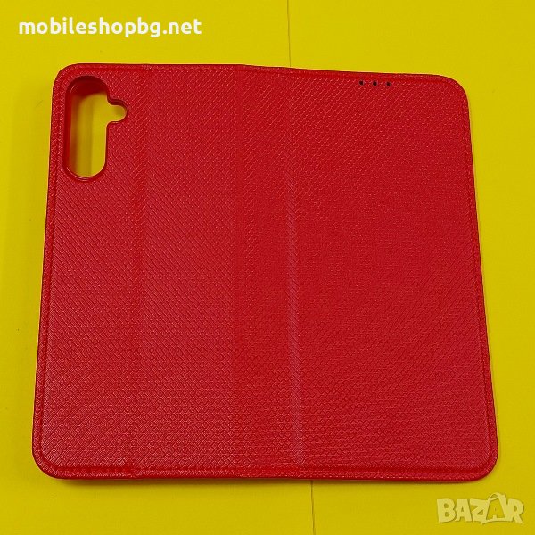 калъф за Samsung Galaxy A14 страничен със силикон червен, снимка 1