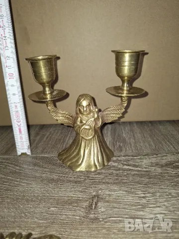месингови декорации свещници поставки чинии, снимка 8 - Декорация за дома - 49739537