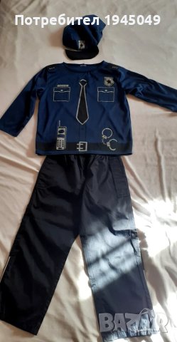Детски полицейски костюм - 6 год., снимка 3 - Детски комплекти - 50975404
