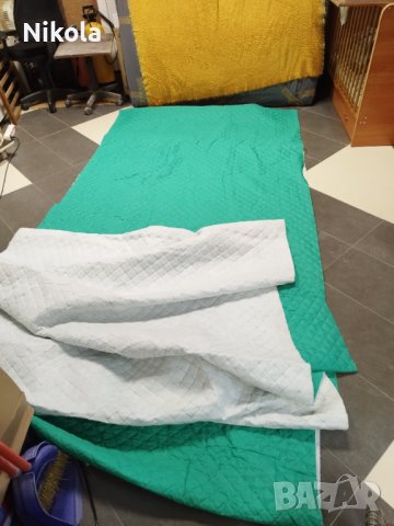 Капитониран шушляков плат за якета или нещо друго 7м /1,5м зелен, снимка 15 - Платове и дамаски - 39765333