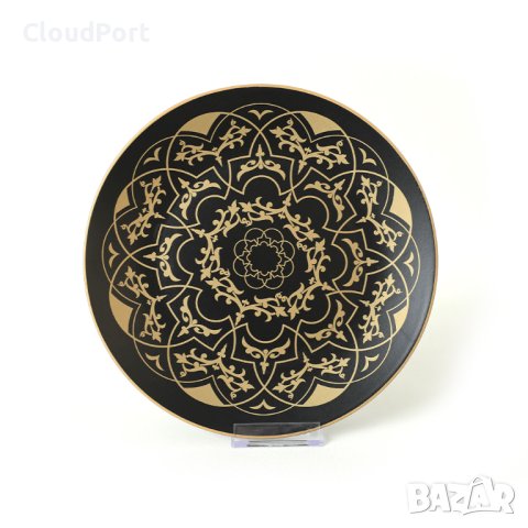 ПЪЛЕН СЕРВИЗ ЗА МАСА, KERAMIKA, 24 ЧАСТИ, КЕРАМИКА, ЖЪЛТО/ЧЕРНО, снимка 14 - Сервизи - 43582825