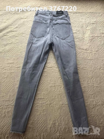 Skinny Дънки Stradivarius с висока талия, снимка 2 - Дънки - 52891045